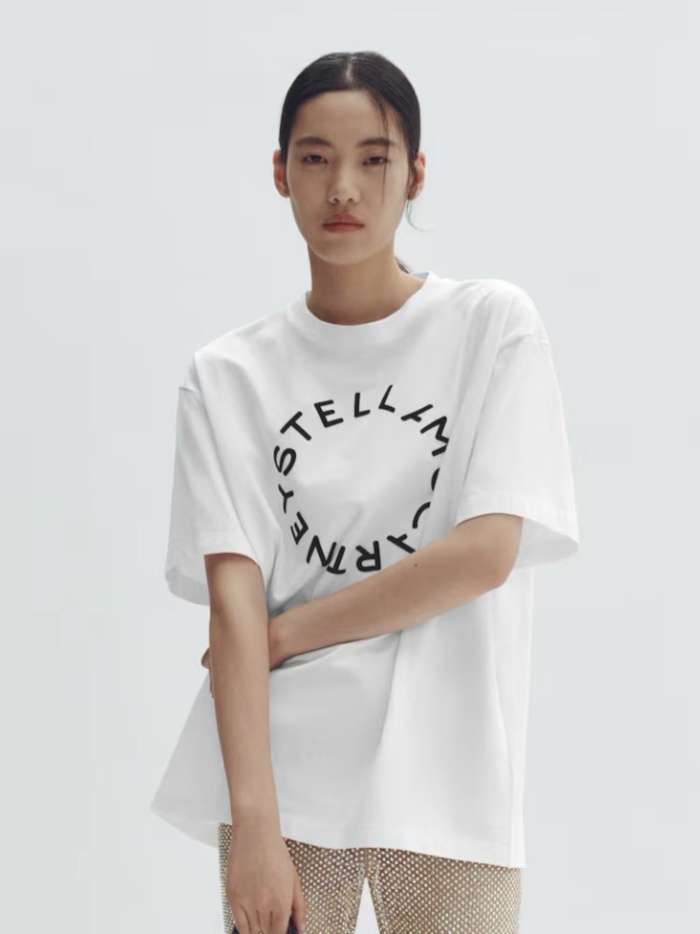 Stella McCartney HM White Logo Tee NWT
